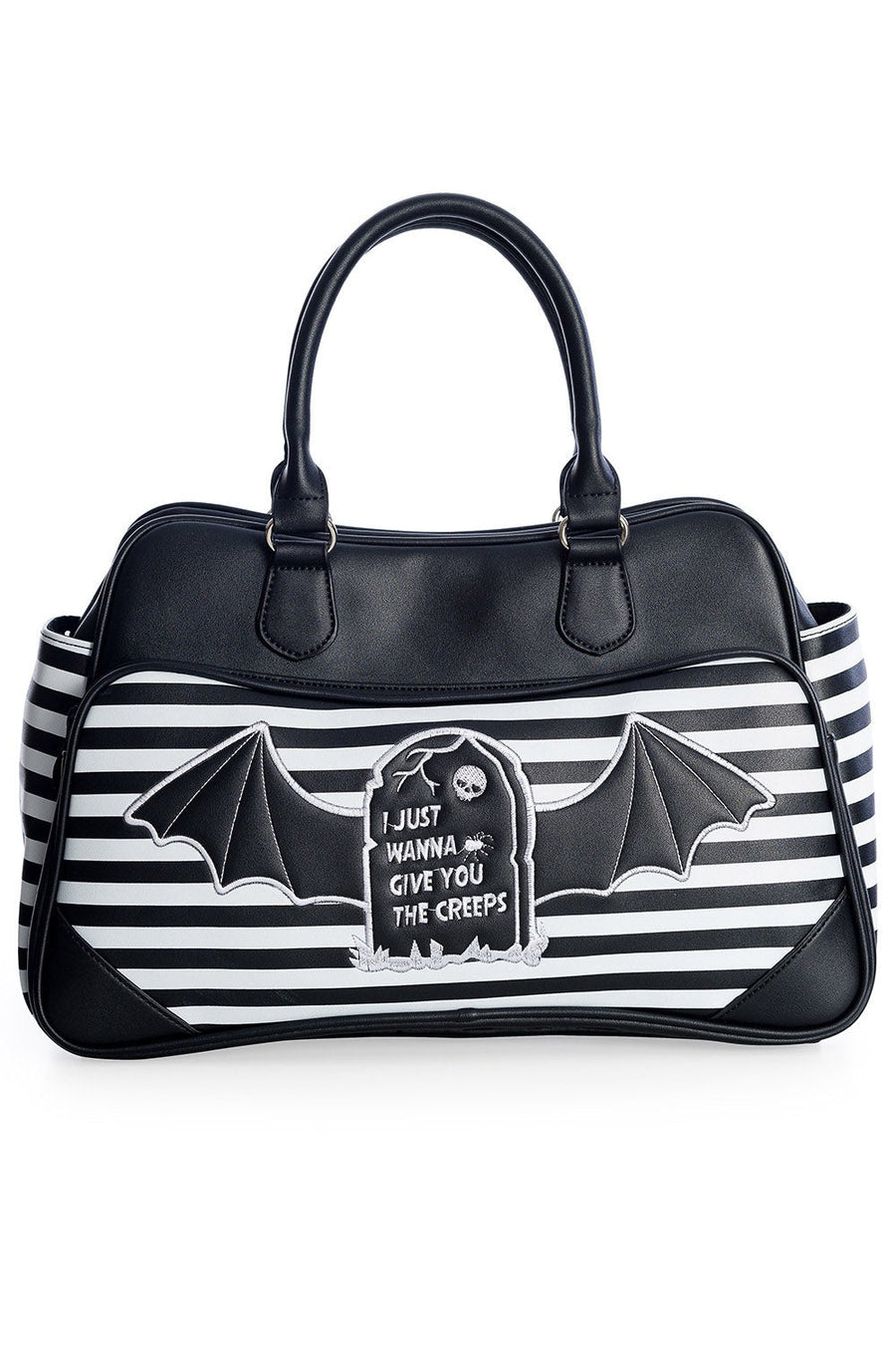 I'm Creepy Striped Bag [BLACK/WHITE]