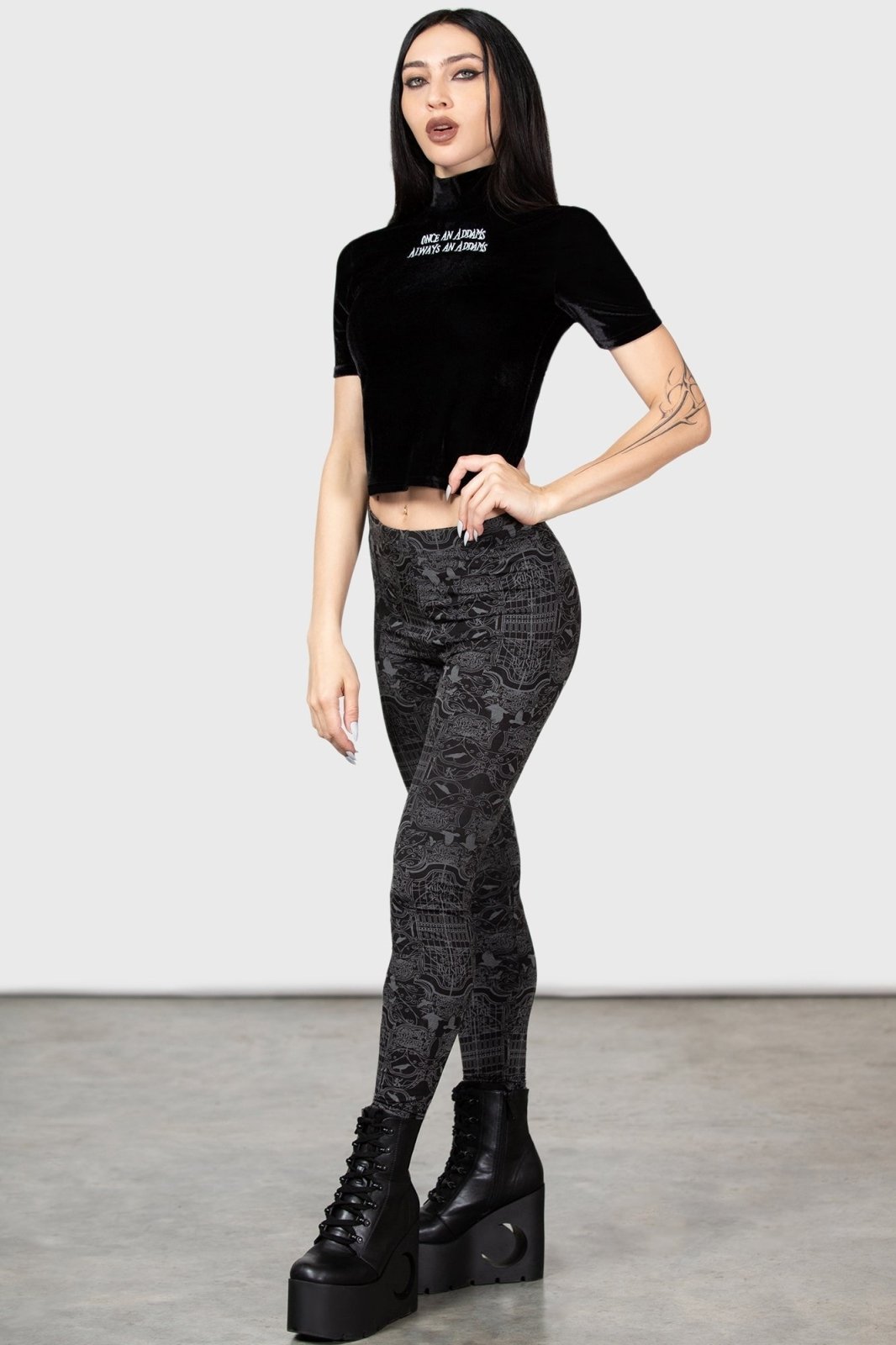 I'm Saaaorry Leggings - womens bottoms - VampireFreaks - Killstar