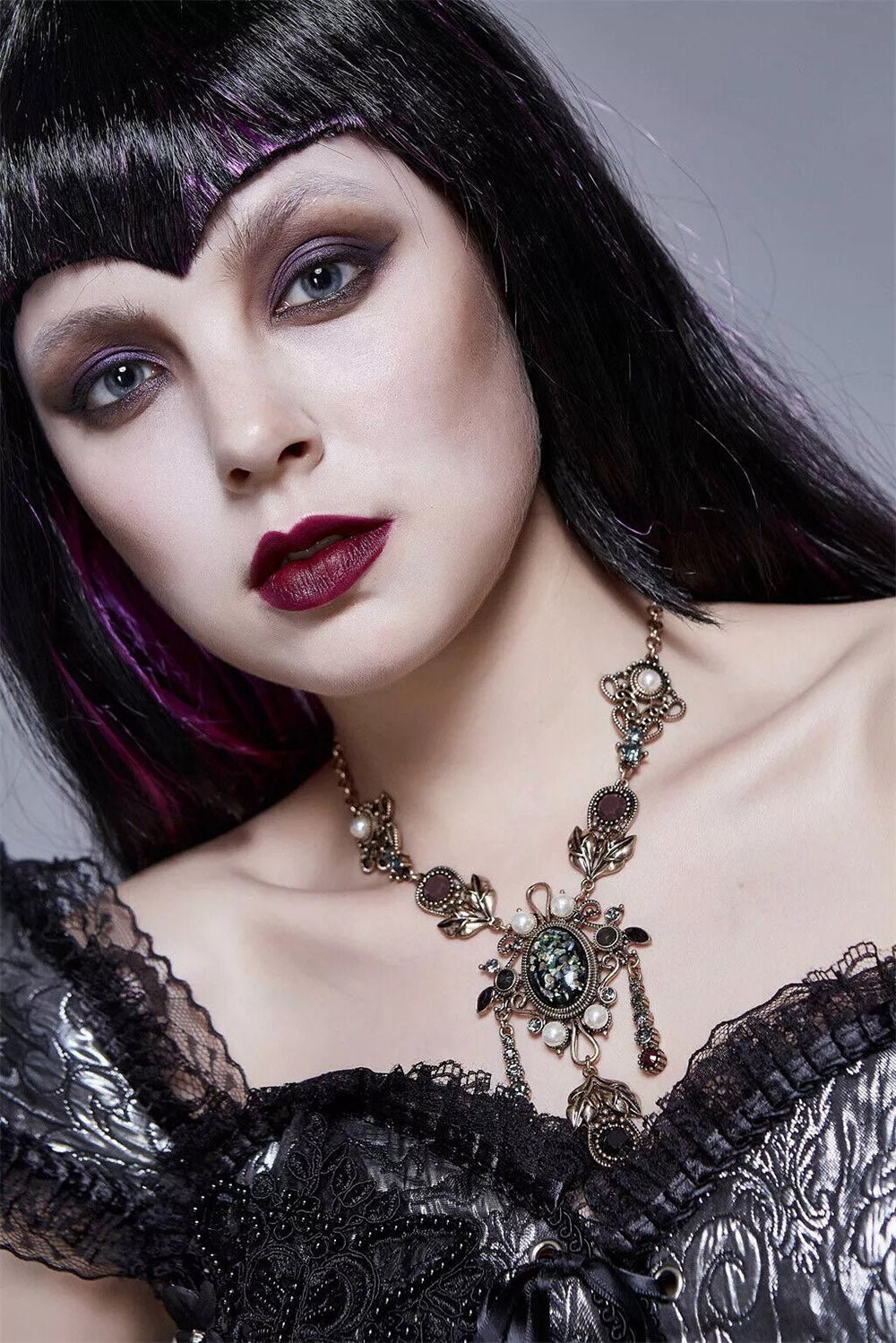 Immortal Victorian Goth Necklace - jewelry - VampireFreaks - Devil Fashion