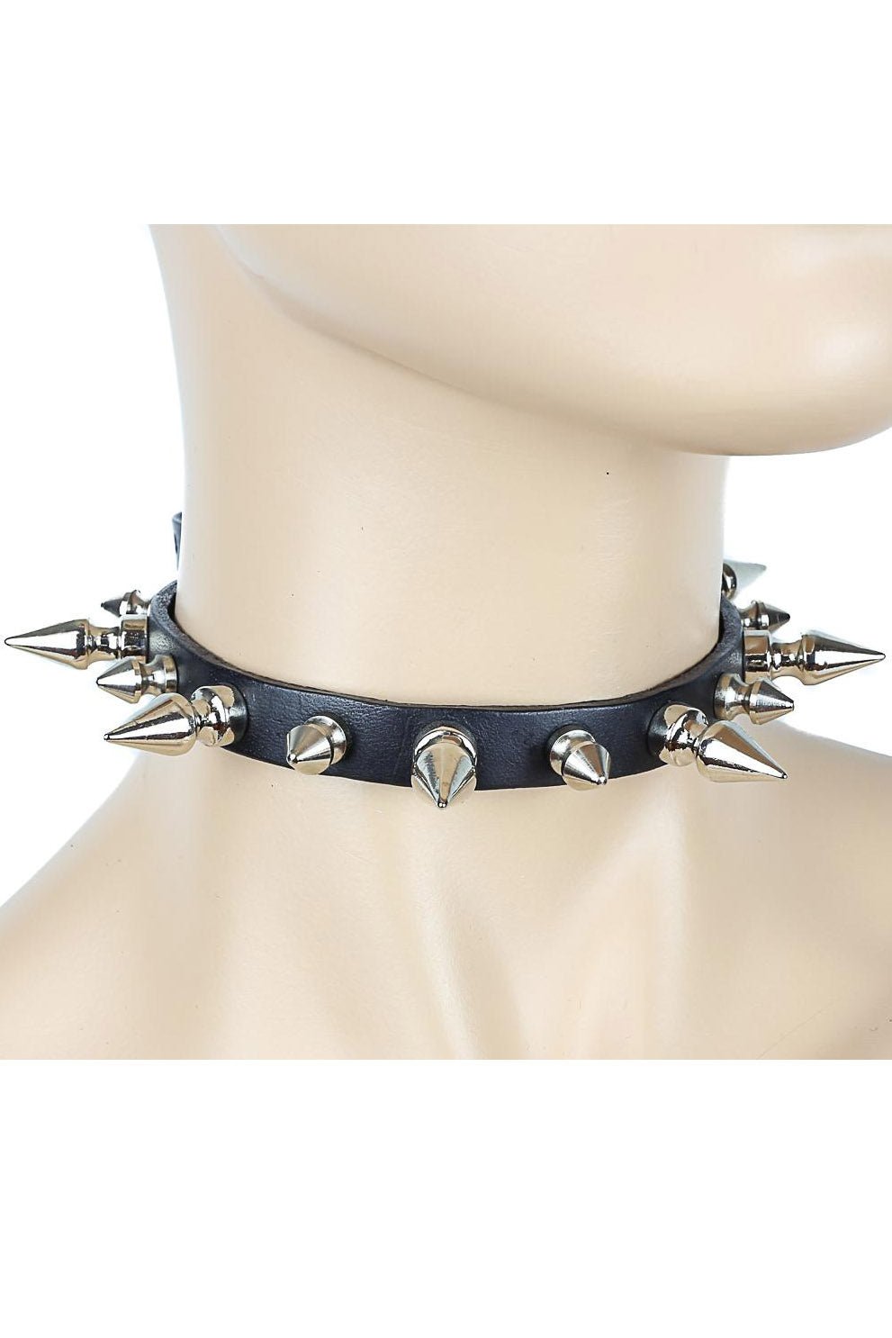 Impaled in Hell Spiked Collar - chokers - VampireFreaks - Funk Plus