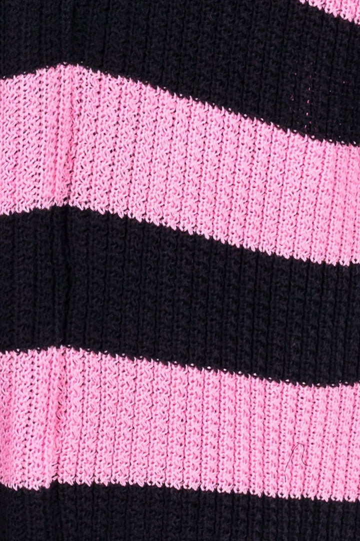 In A Daze Cardigan [BLACK/PINK] - womens outerwear - VampireFreaks - Poizen Industries