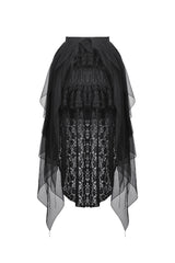 In Mourning Gothic Bustle Skirt - skirts - VampireFreaks - Dark In Love