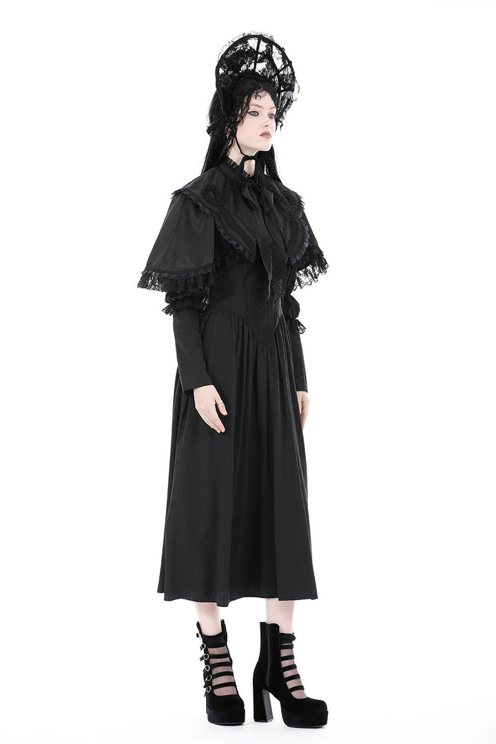 In Mourning Vintage Goth Cape - womens outerwear - VampireFreaks - Dark In Love