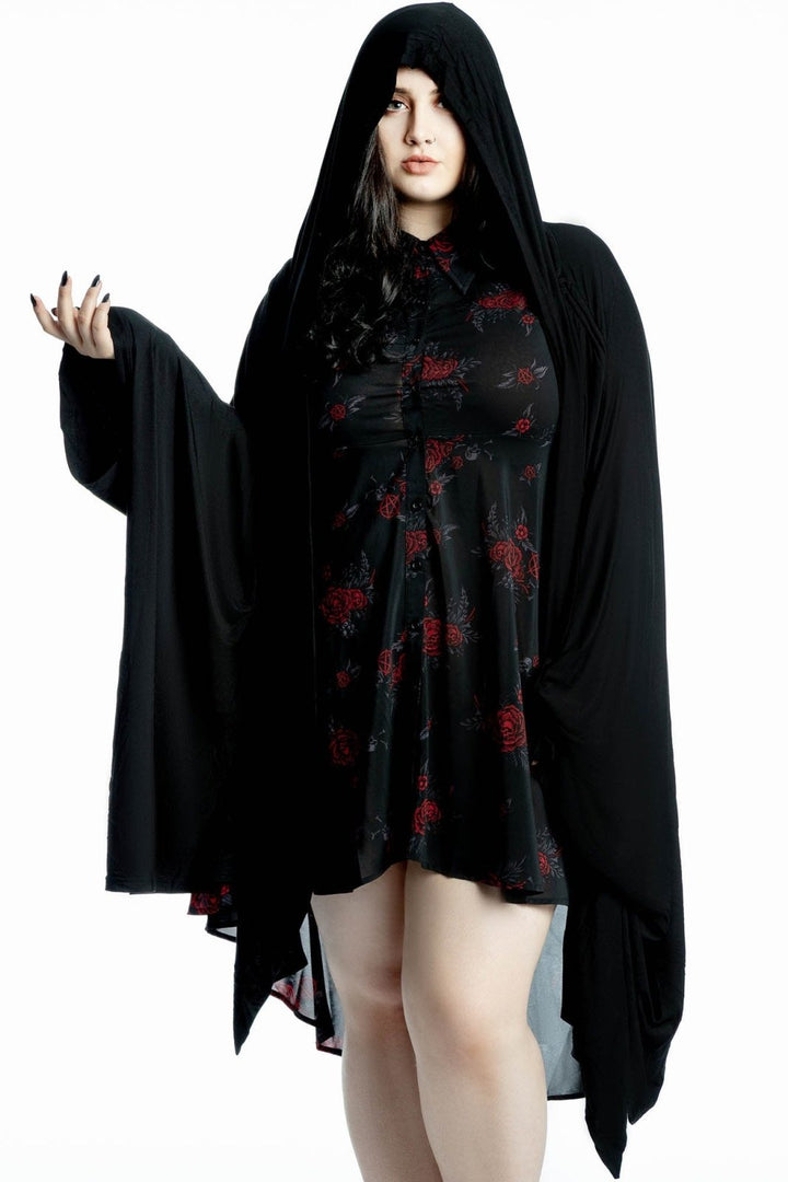 In The Shadows Cloak - womens outerwear - VampireFreaks - Killstar