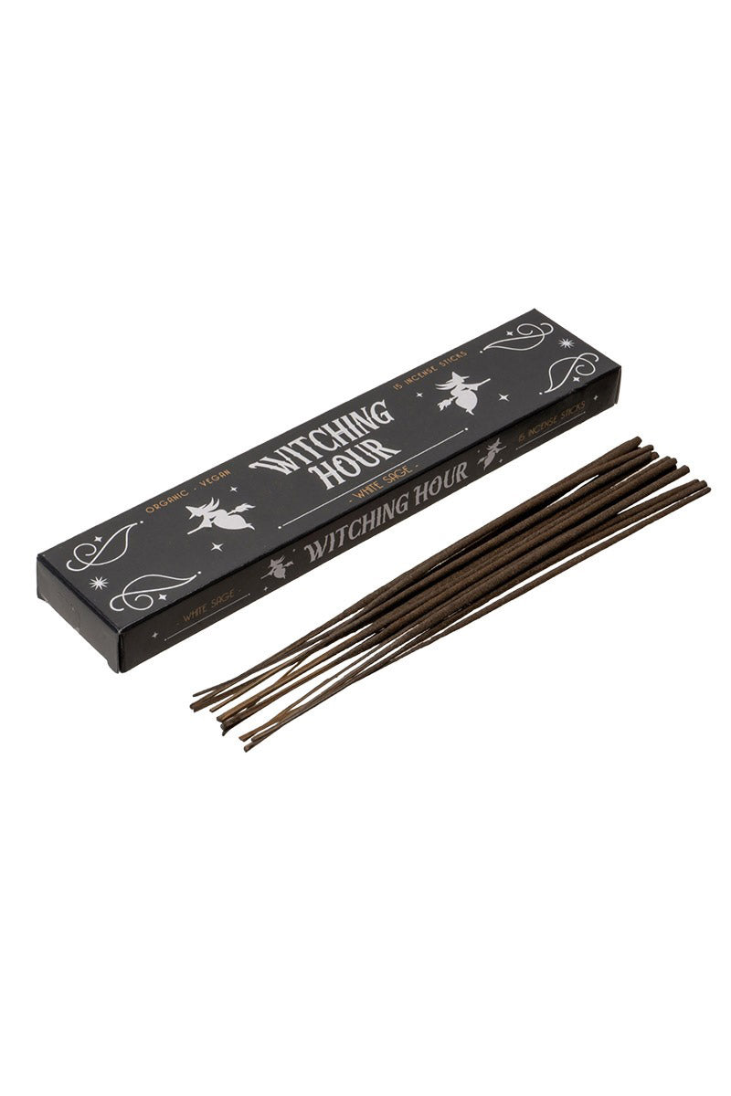 gothic incense sticks in a halloween witch box 