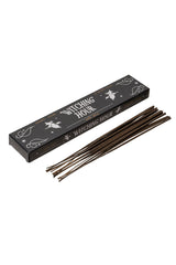 gothic incense sticks in a halloween witch box 