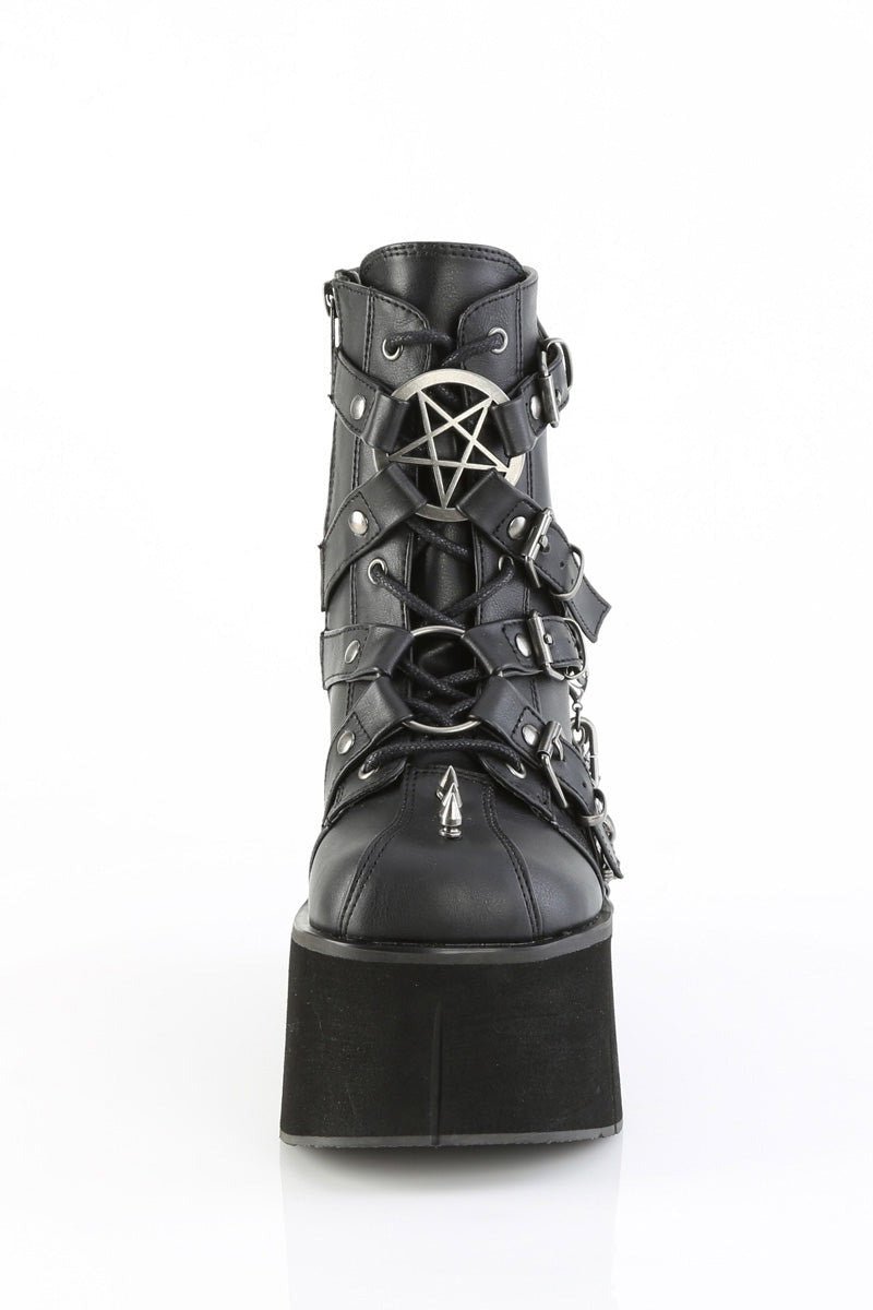 Infernal Prayer Spiked Boots [KERA68/BVL] - womens shoes - VampireFreaks - Demonia