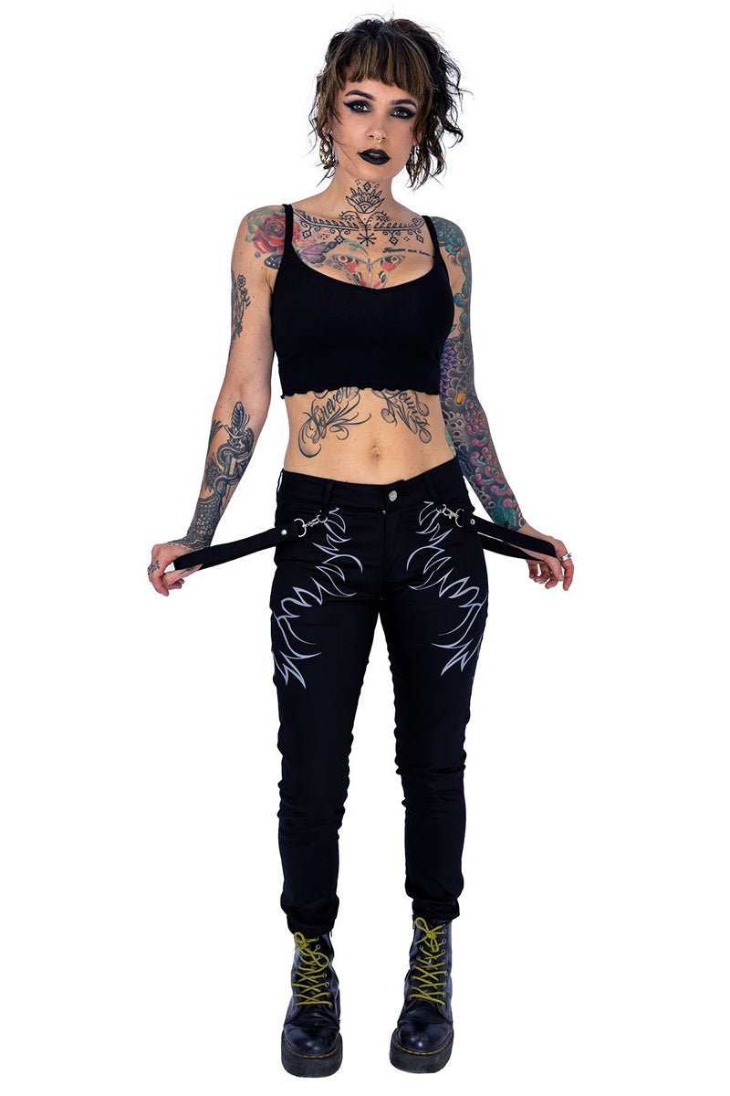 Inferno Pants - womens bottoms - VampireFreaks - Poizen Industries