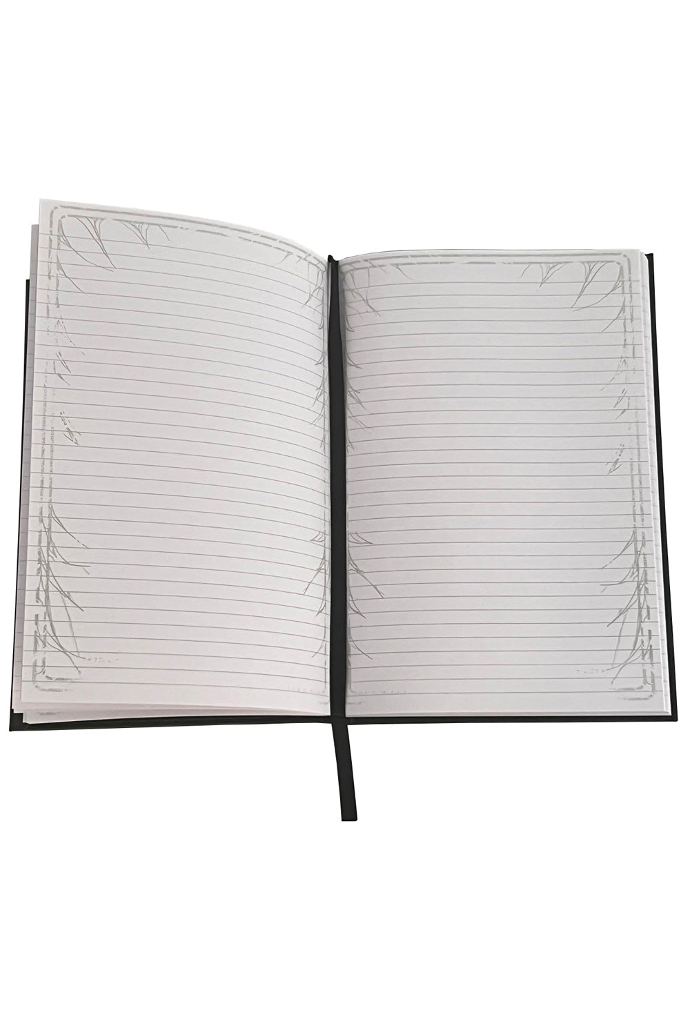 spiderweb pages inside goth journal 