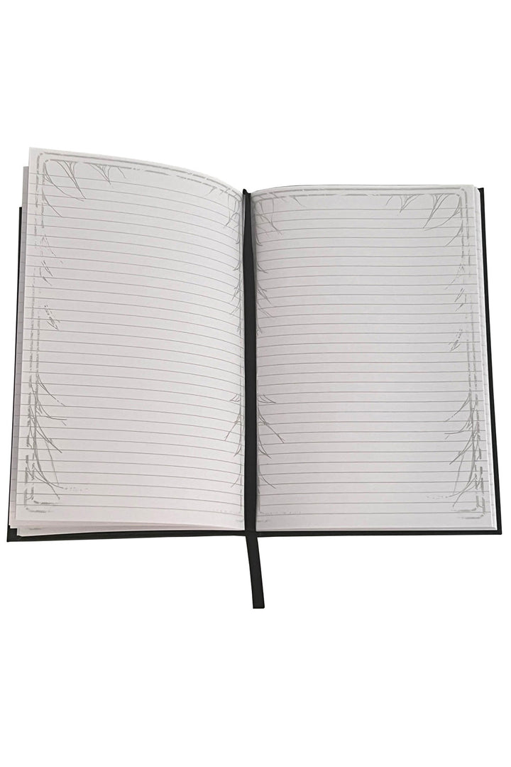 spiderweb pages inside goth journal 