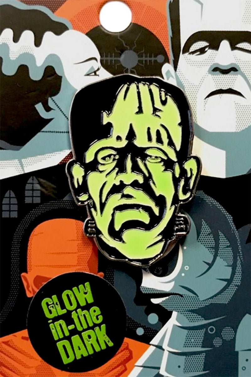 It's Alive Frankenstein Enamel Pin [Glows in the Dark] - pins & patches - VampireFreaks - Rock Rebel