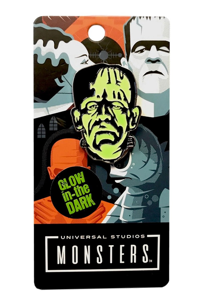 It's Alive Frankenstein Enamel Pin [Glows in the Dark] - pins & patches - VampireFreaks - Rock Rebel