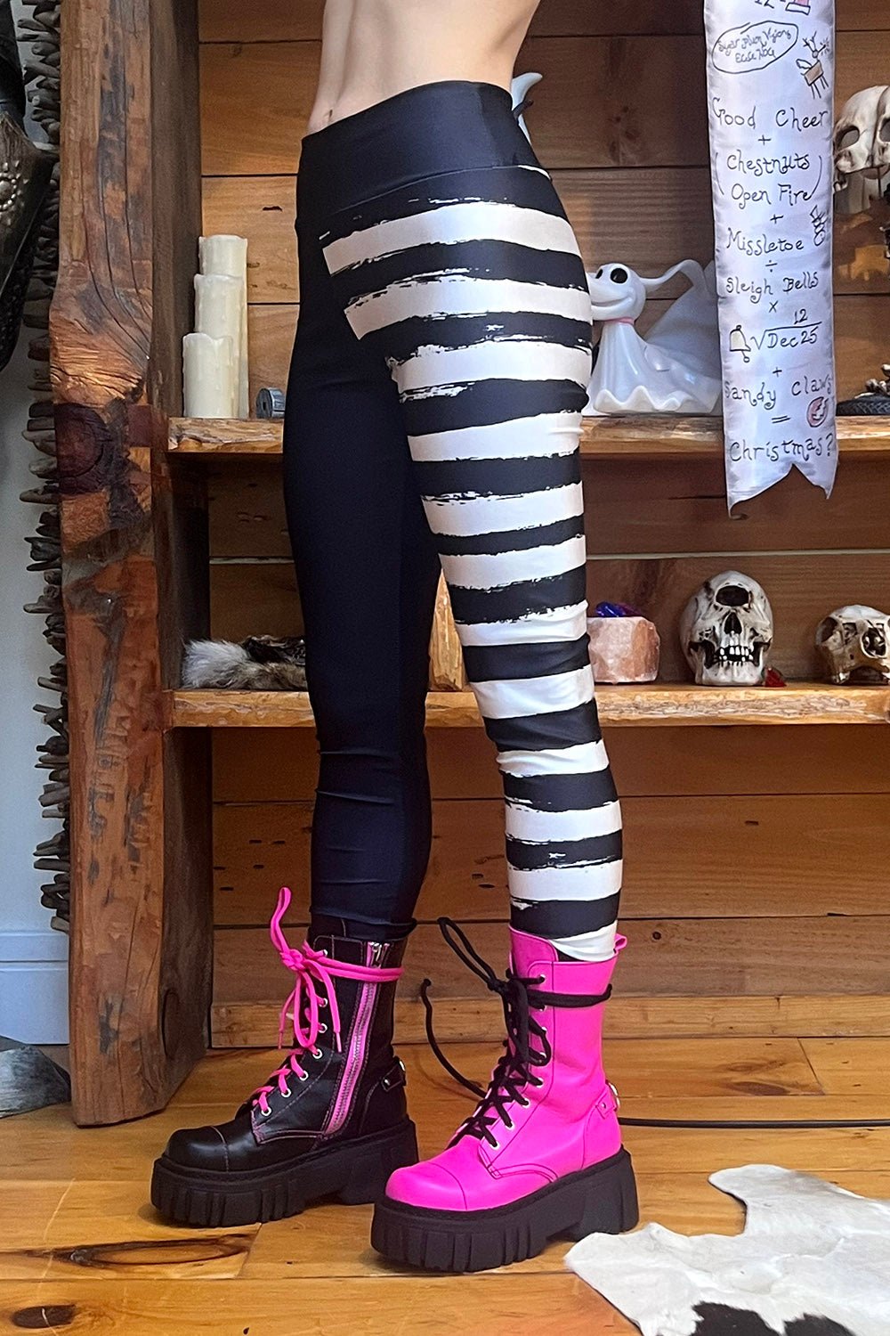 It's Showtime Striped Leggings - womens bottoms - VampireFreaks - VampireFreaks