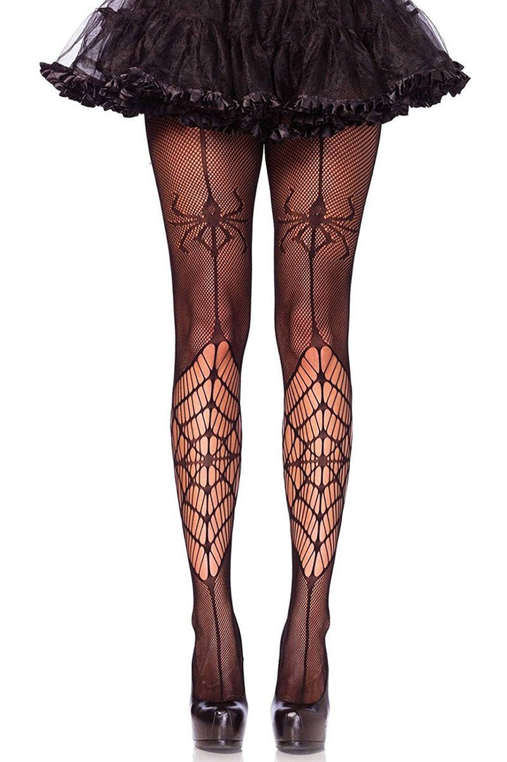 Itsy Bitsy Spider Tights - socks & stockings - VampireFreaks - Leg Avenue