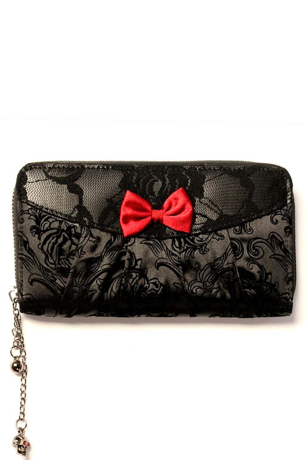 Ivy Black Lace Wallet - bags & wallets - VampireFreaks - Banned Apparel / Lost Queen