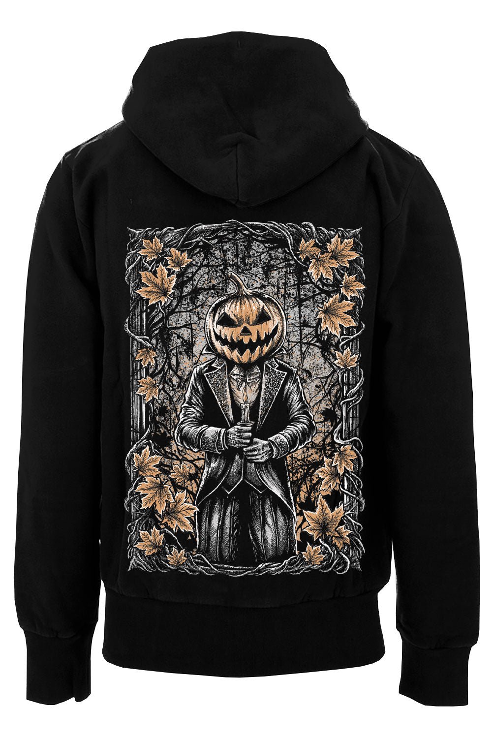 Jack - O - Lantern Gentleman Hoodie - mens outerwear - VampireFreaks - VampireFreaks