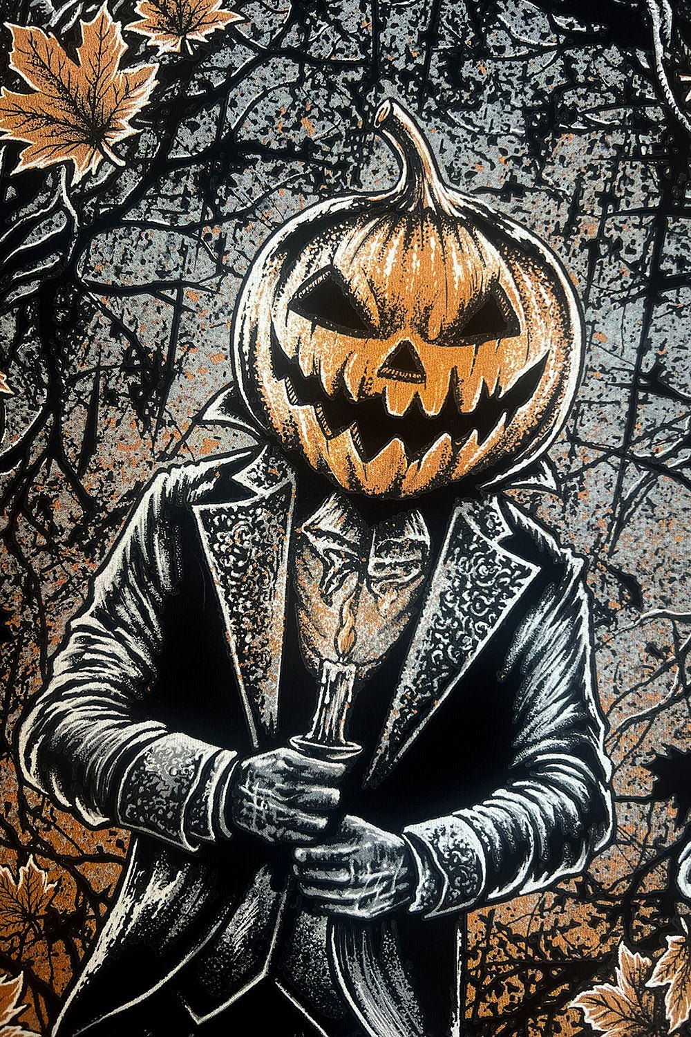 Jack - O - Lantern Gentleman Hoodie - mens outerwear - VampireFreaks - VampireFreaks