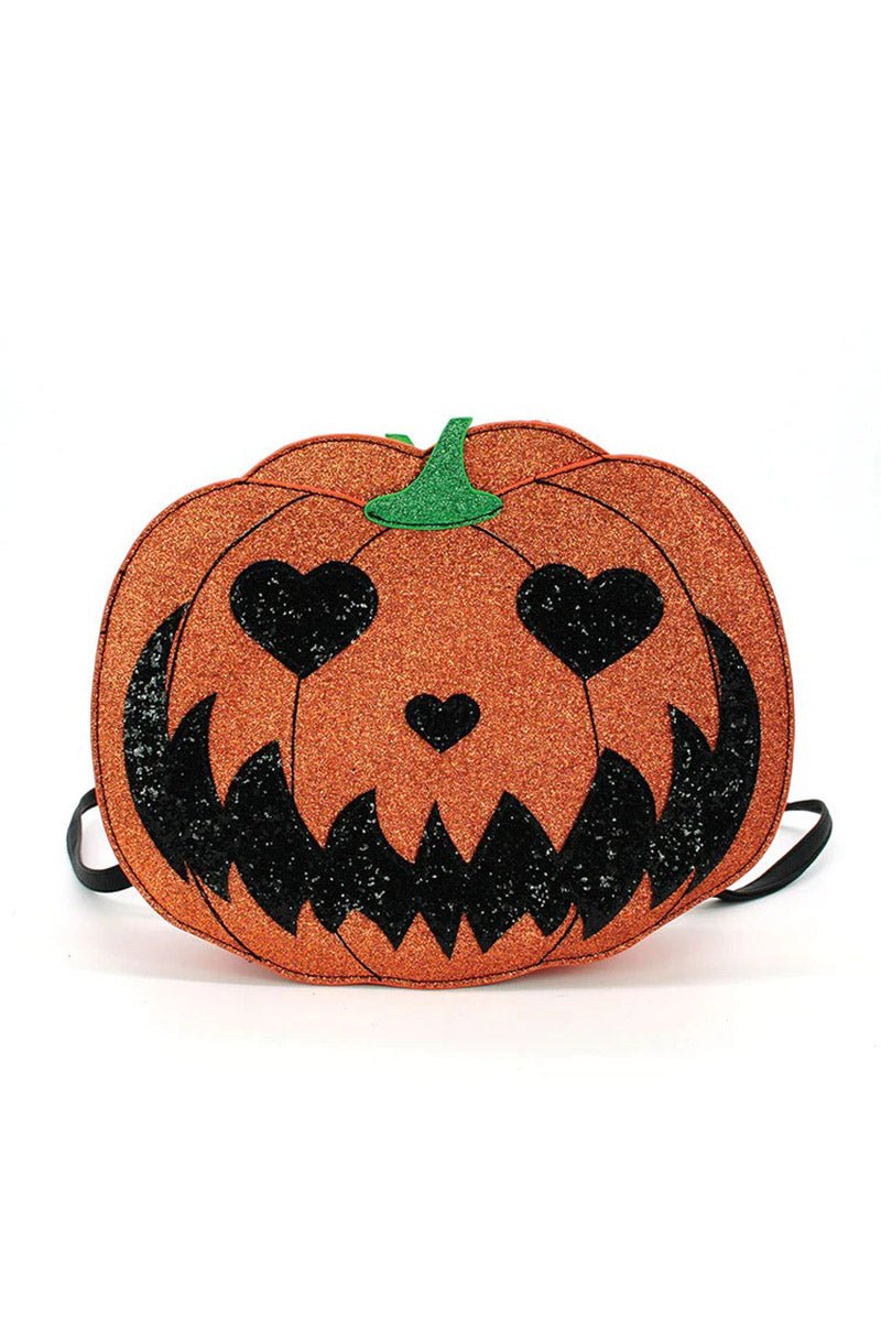 Jack - O - Lantern Glitter Backpack - bags & wallets - VampireFreaks - Comeco Inc