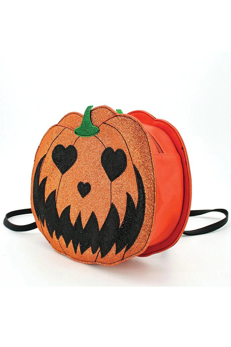 Jack-O-Lantern Glitter Backpack