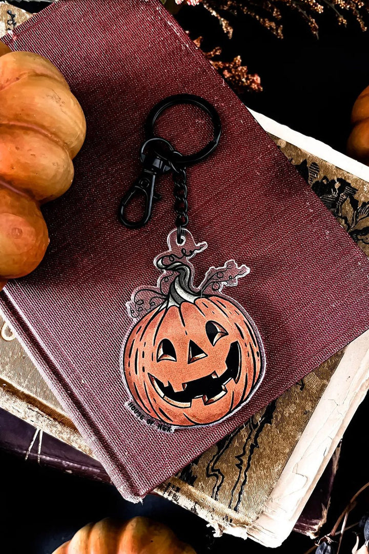 Jack - O - Lantern Keychain - jewelry - VampireFreaks - House of Hex