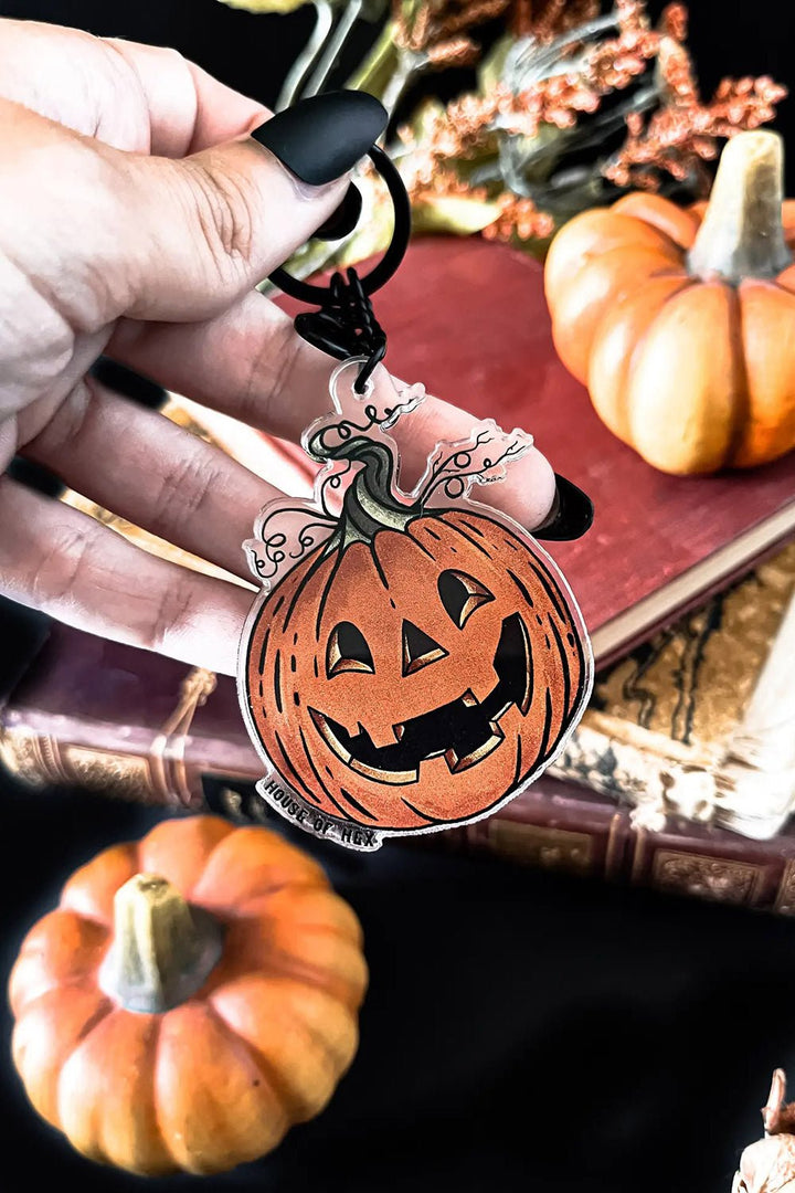 Jack - O - Lantern Keychain - jewelry - VampireFreaks - House of Hex