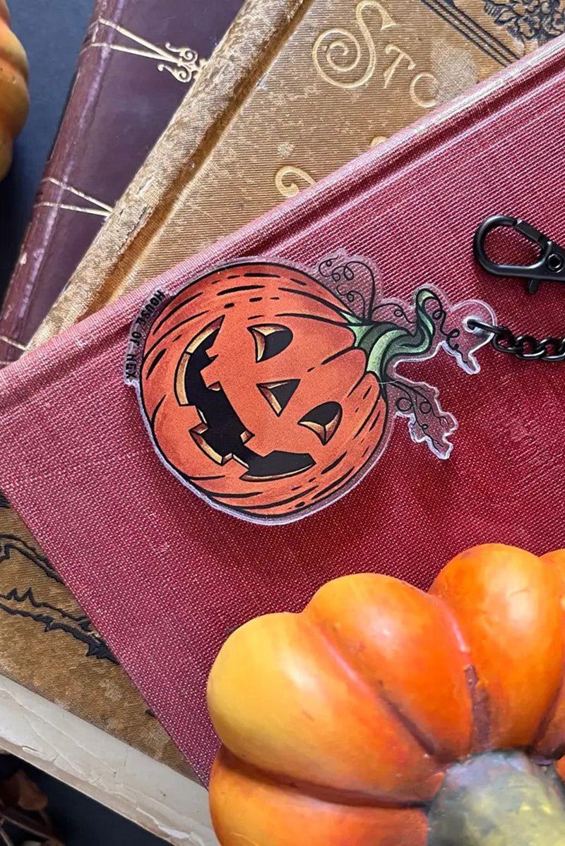 Jack - O - Lantern Keychain - jewelry - VampireFreaks - House of Hex