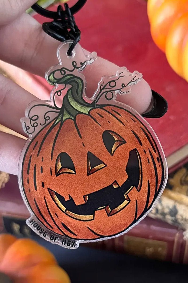 Jack - O - Lantern Keychain - jewelry - VampireFreaks - House of Hex