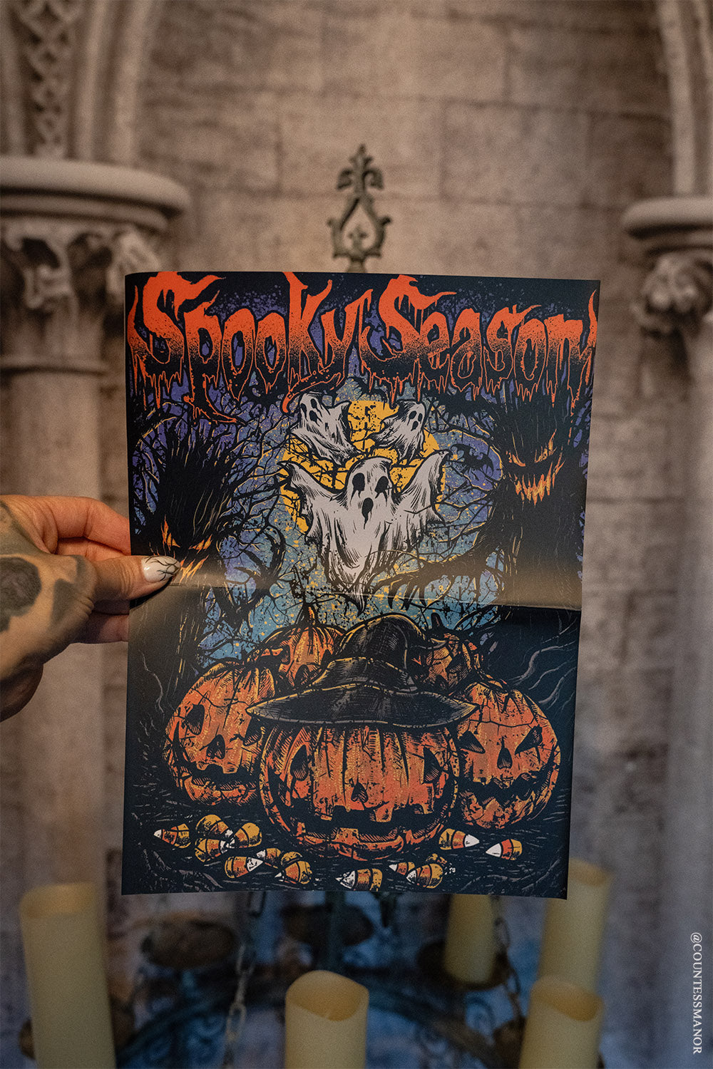 gothic halloween jigsaw puzzle