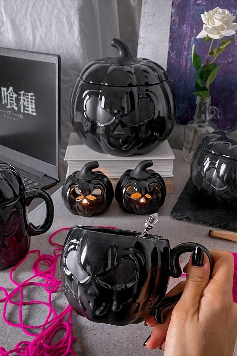 Jack O'Lantern Cookie Jar - housewares - VampireFreaks - Killstar