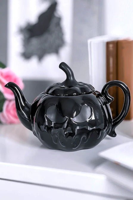 Jack O'Lantern Teapot - housewares - VampireFreaks - Killstar