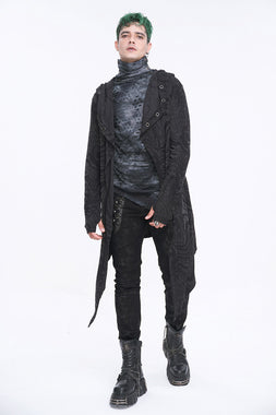 Chained Corrosion Hooded Cardigan