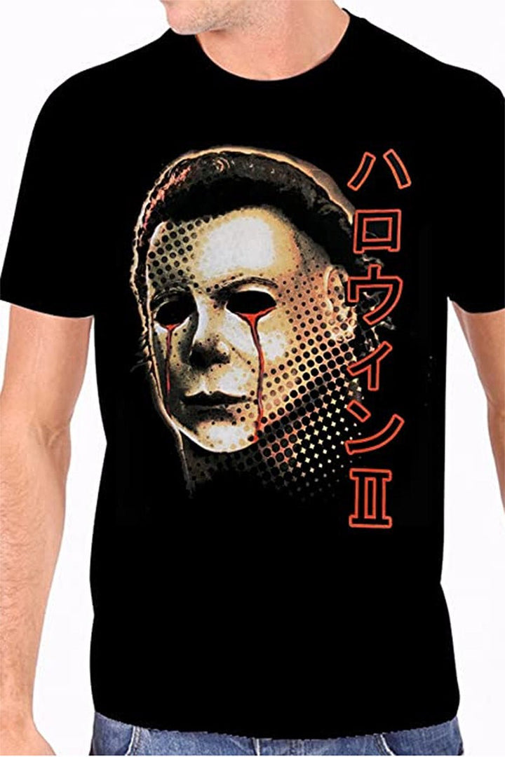 Japanese Michael Myers Movie Poster Men's Tee - graphic t-shirt - VampireFreaks - Rock Rebel