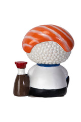 funny creepy cute sake sushi skeleton figure by furrybones