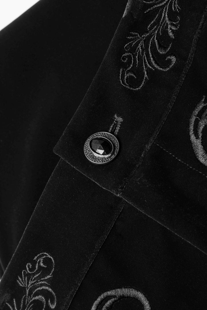 steampunk mens embroidered pants