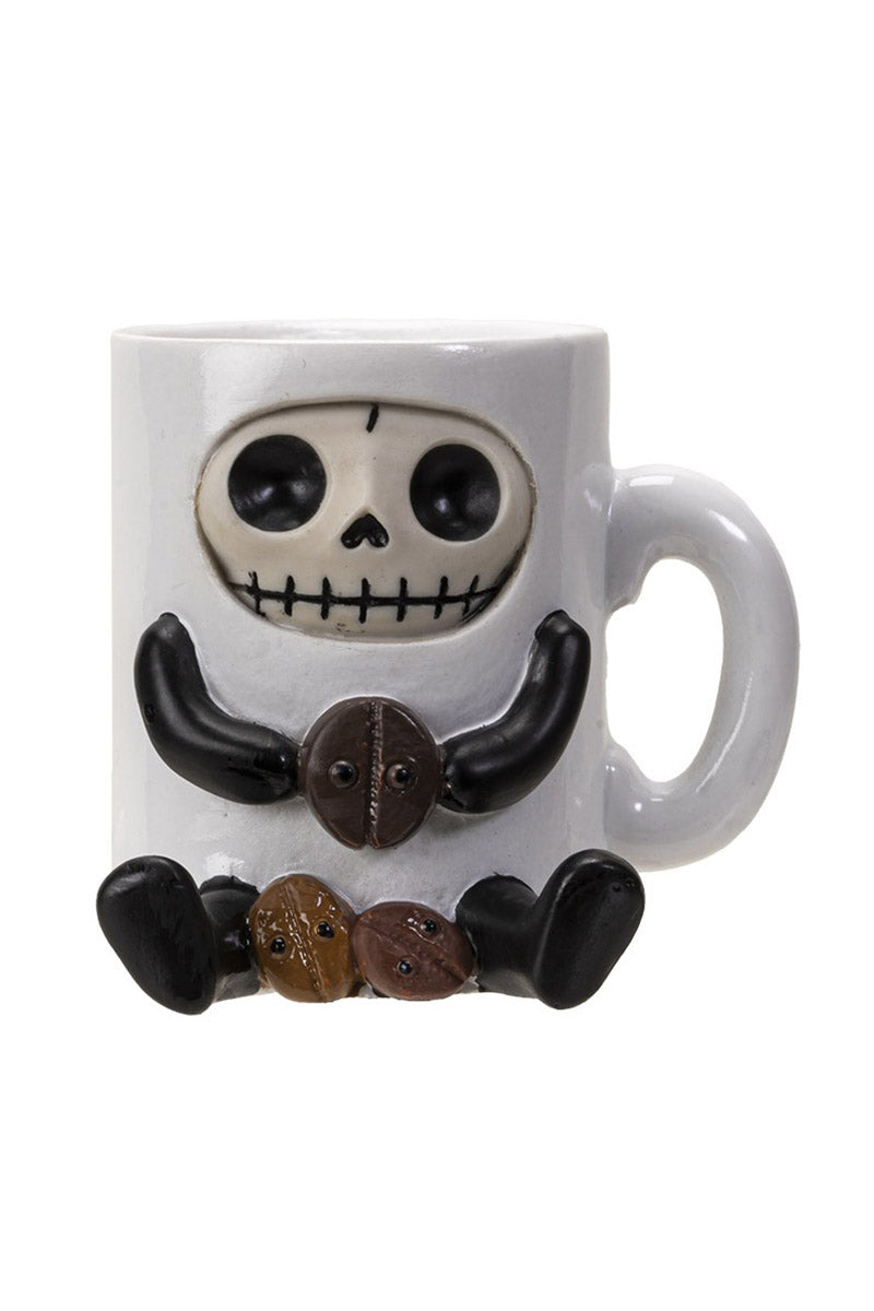 joe the coffee cup furrybone statue