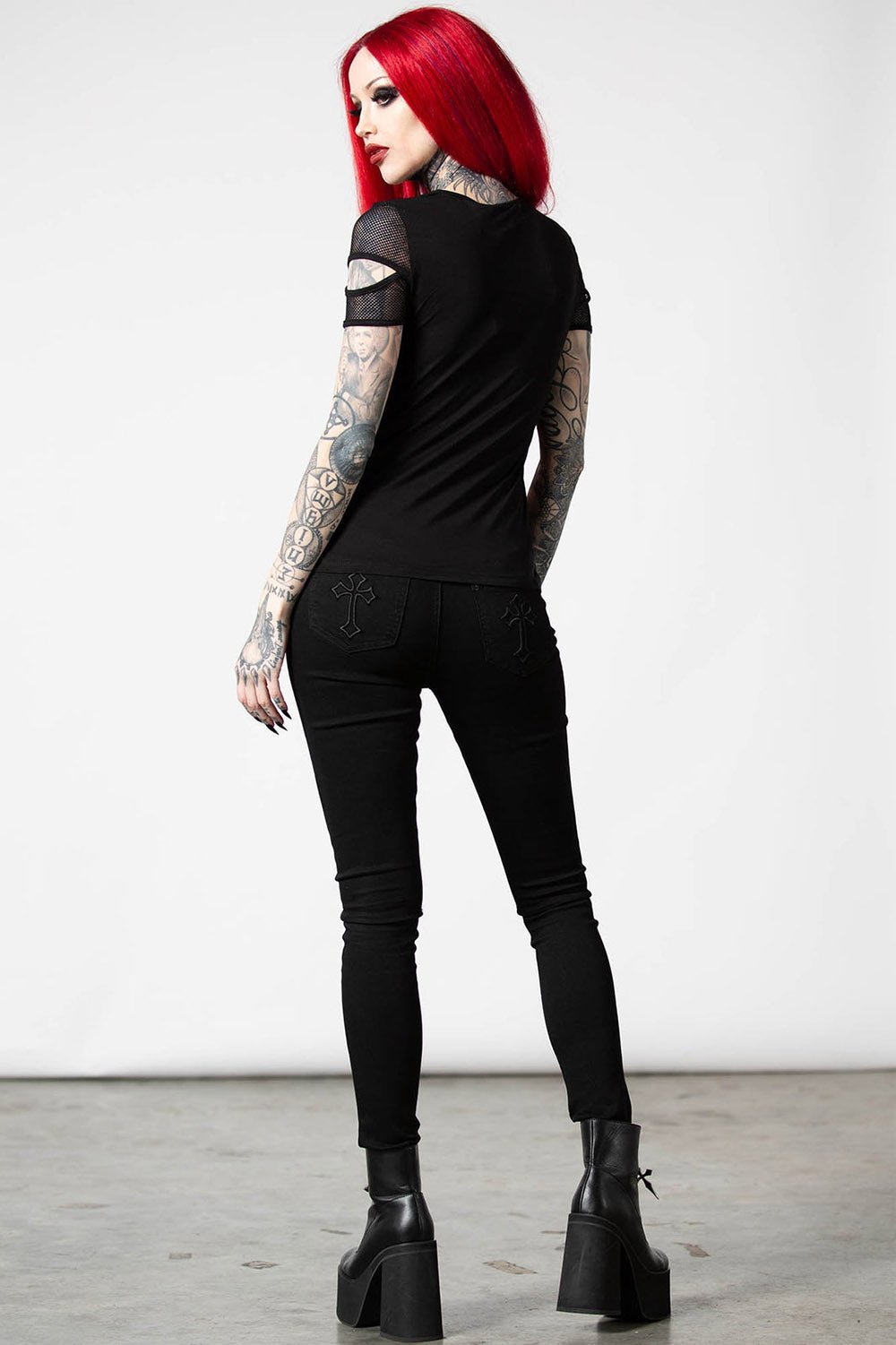 Jovie Top - womens tops - VampireFreaks - Killstar