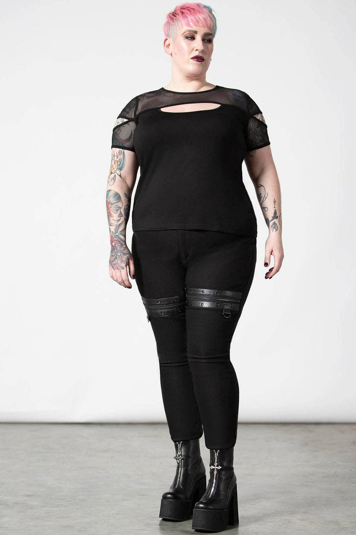 Jovie Top - womens tops - VampireFreaks - Killstar