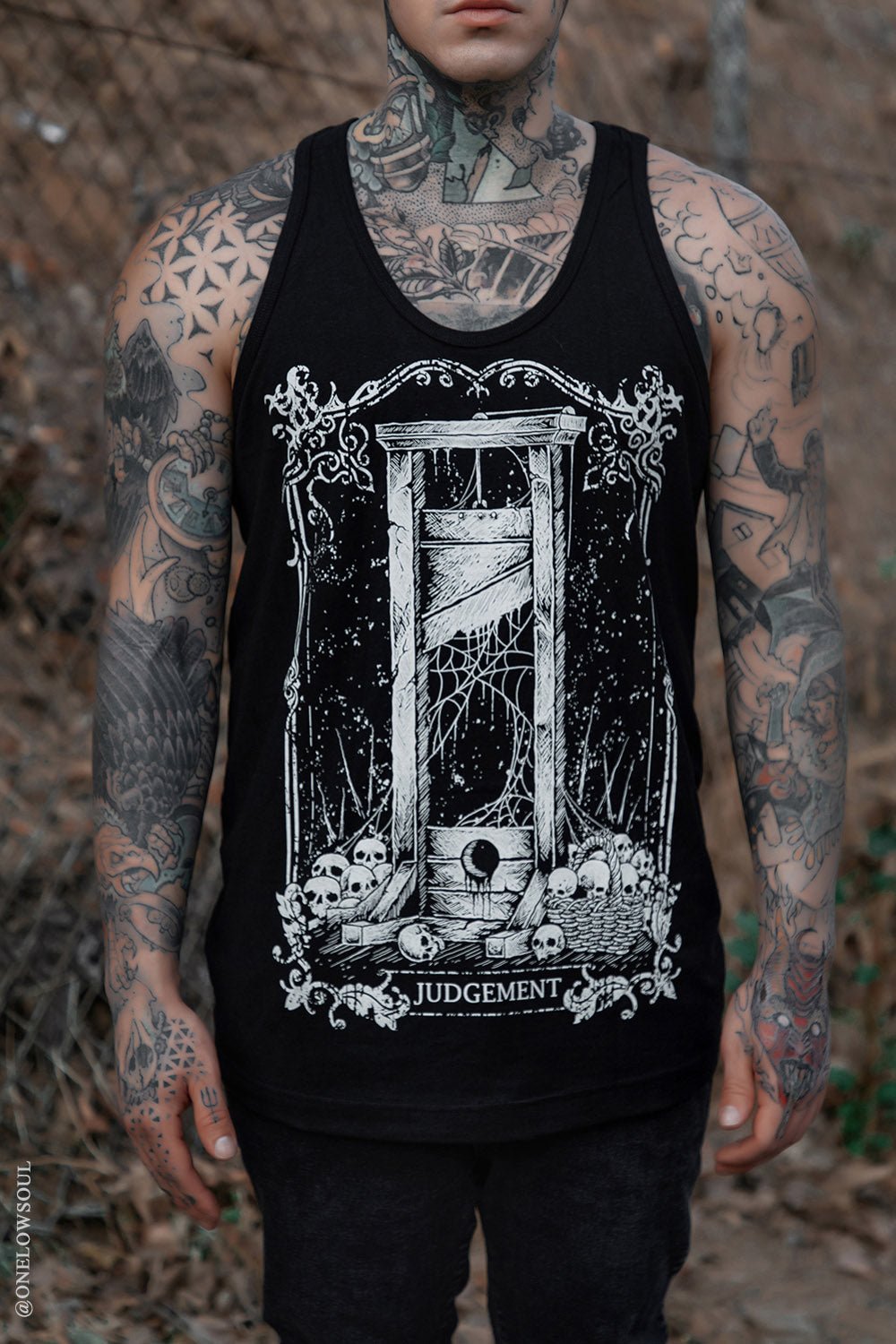 Judgement Guillotine Tarot Card T-shirt - graphic t-shirt - VampireFreaks - VampireFreaks