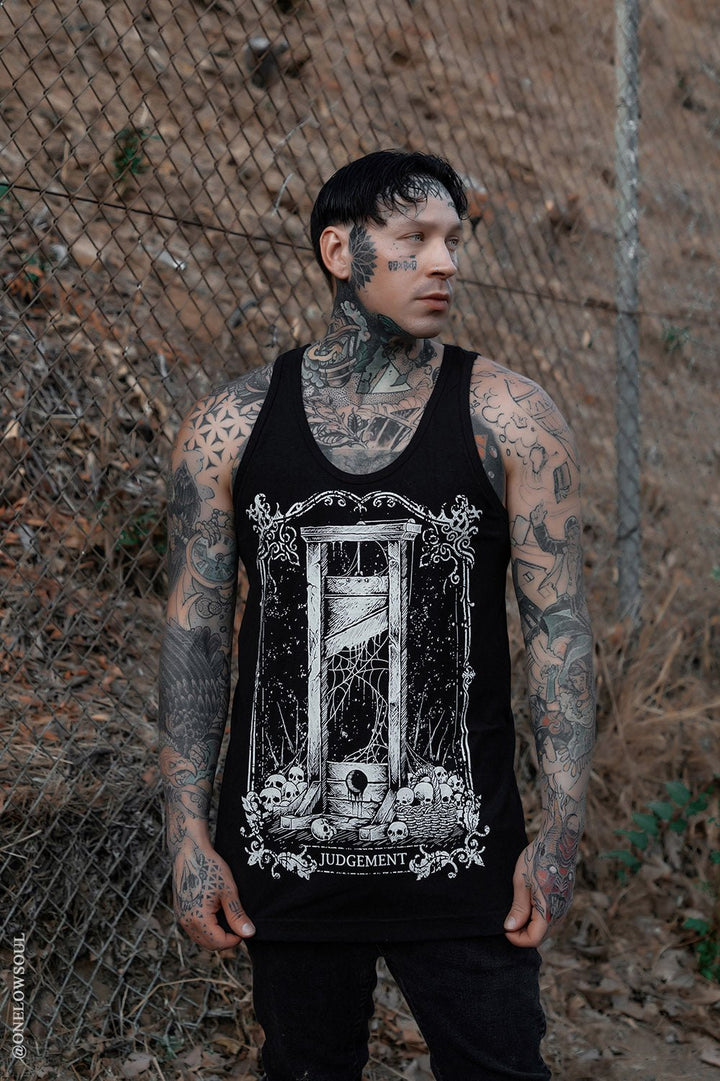 Judgement Guillotine Tarot Card T-shirt - graphic t-shirt - VampireFreaks - VampireFreaks