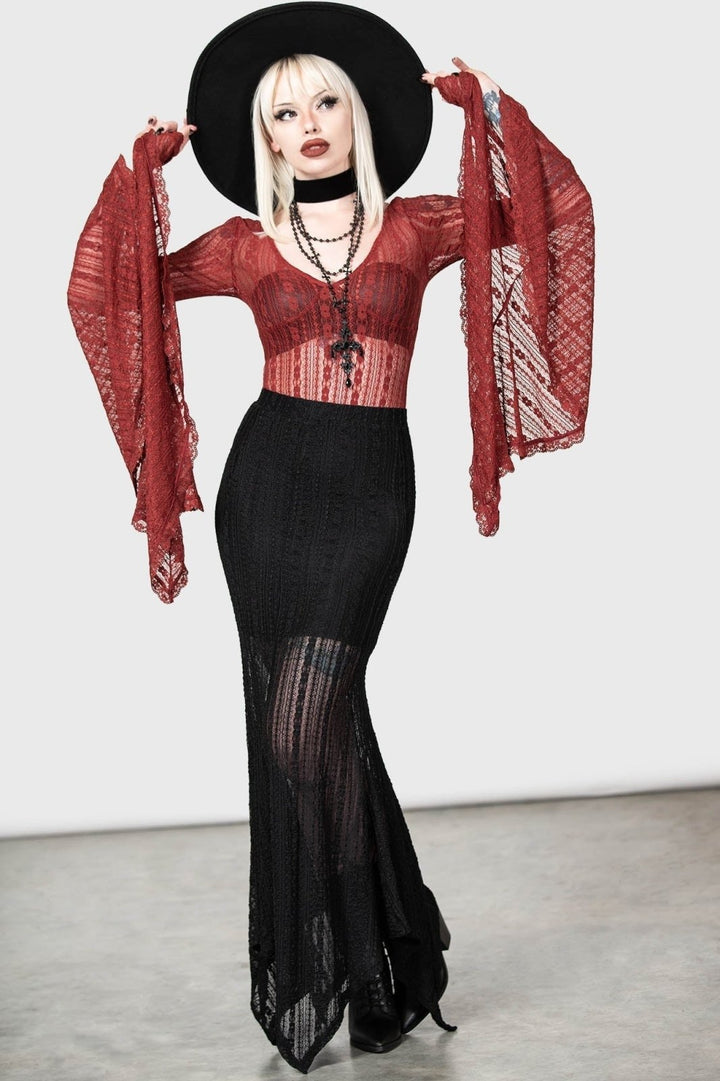 Juliet's Betrayal Maxi Skirt [B] - skirts - VampireFreaks - Killstar