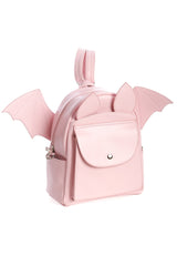 Pastel Goth Batwing Backpack [PINK]