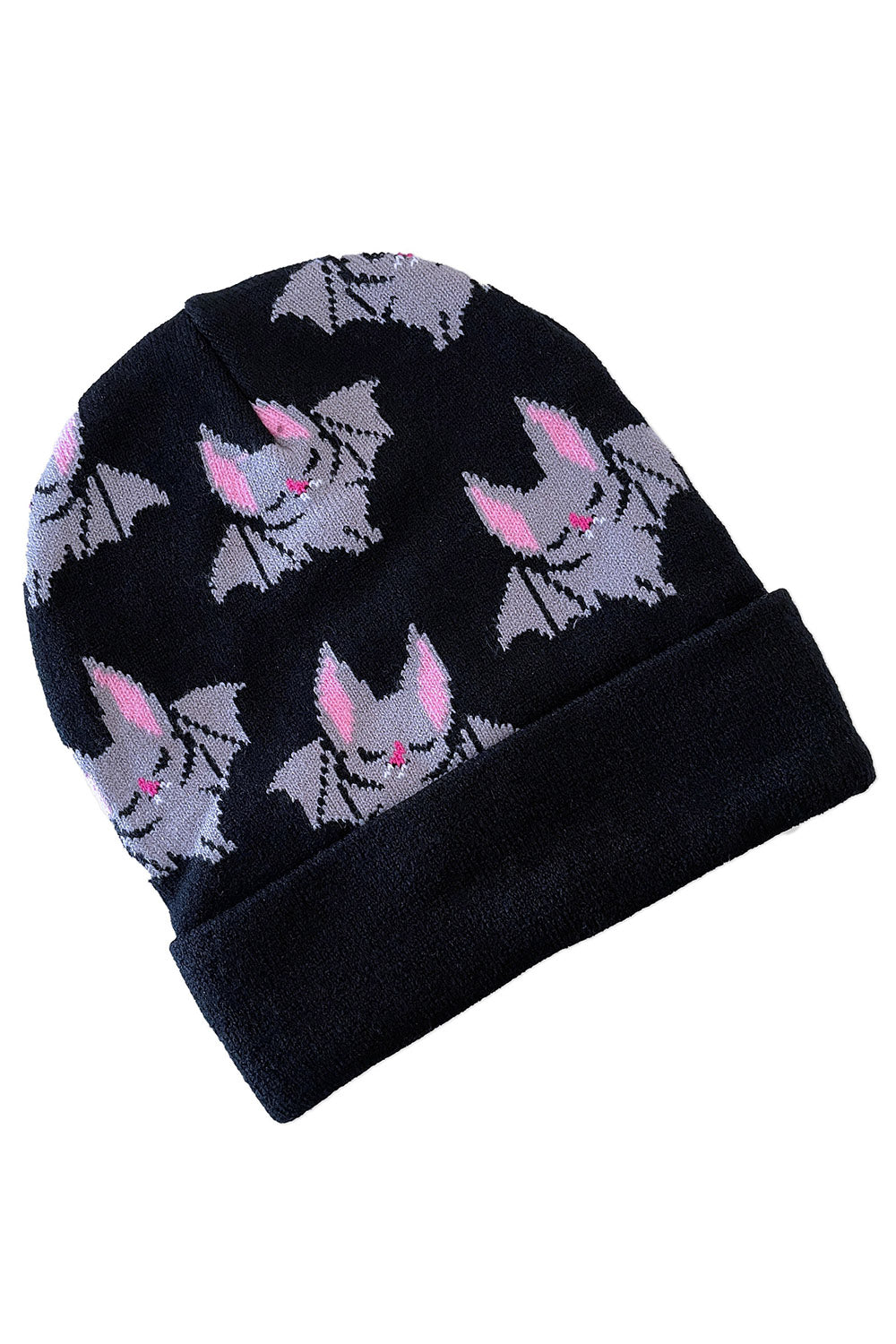 beanie embroidered with bats