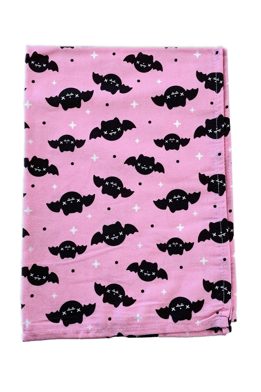 Pink Bats Kitchen Towel