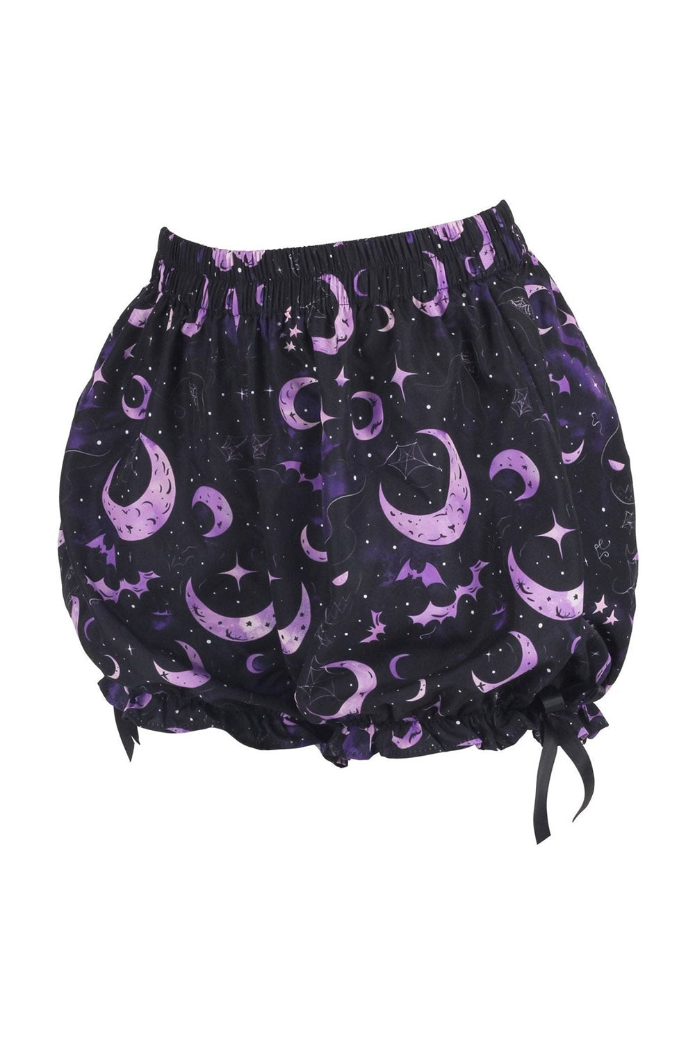 purple and black kawaii goth bloomers