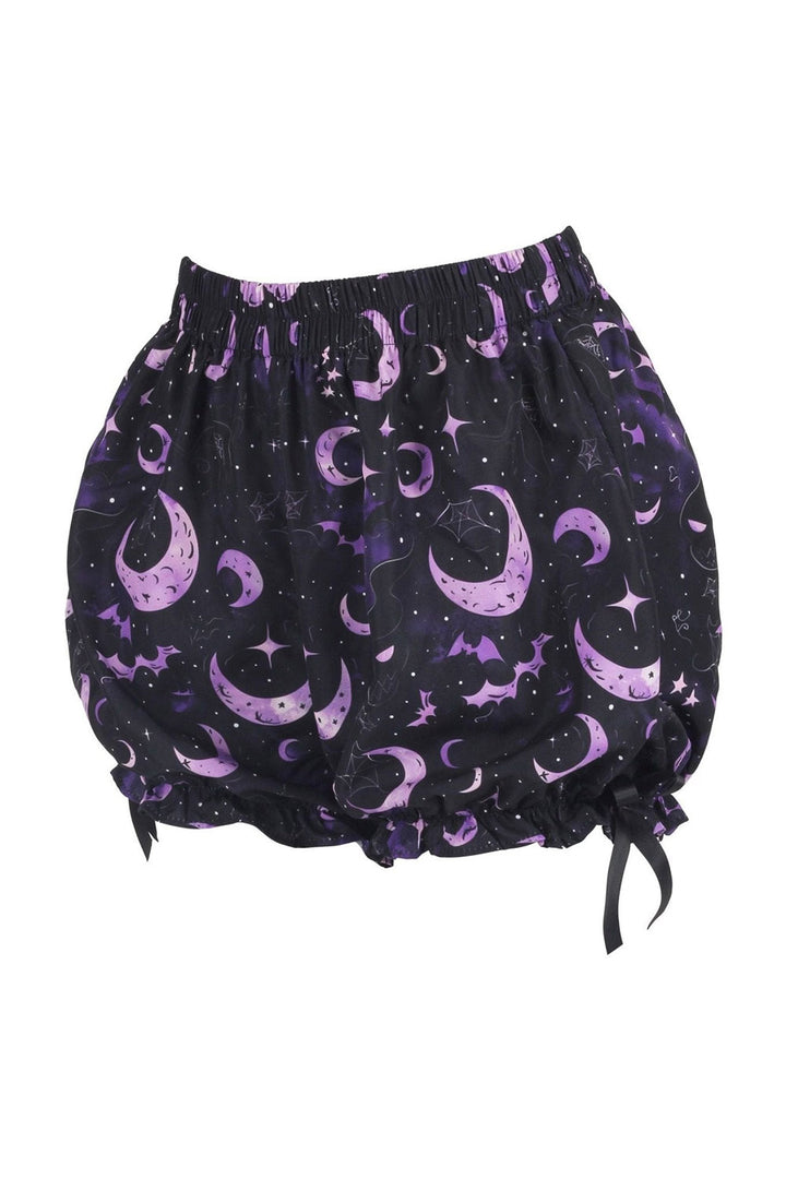 purple and black kawaii goth bloomers