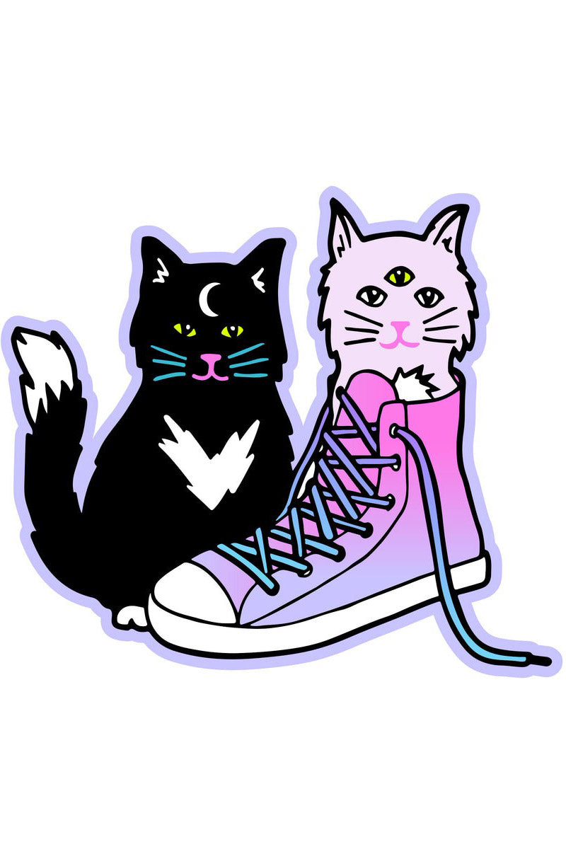 Lisa Freak Cats Sticker