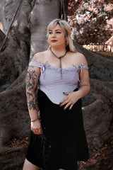 cottagecore lively ghosts corset  top