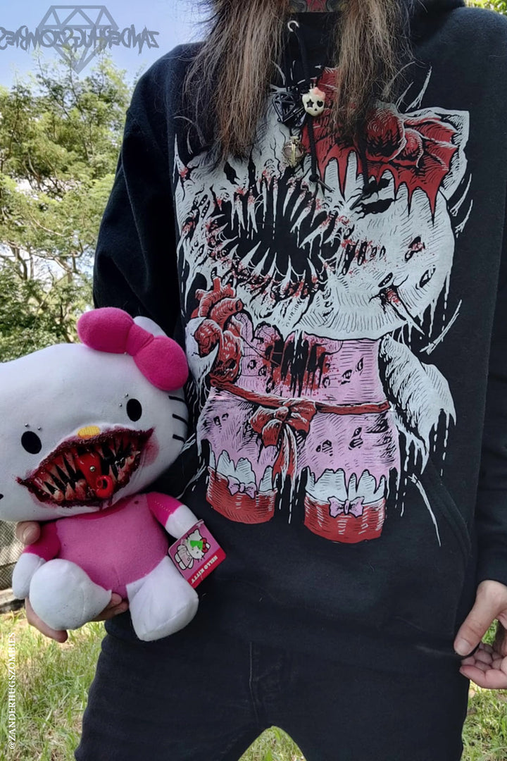 Hell Kitty Hoodie [Zipper or Pullover]