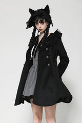 gothic lolita hat with kitty ears