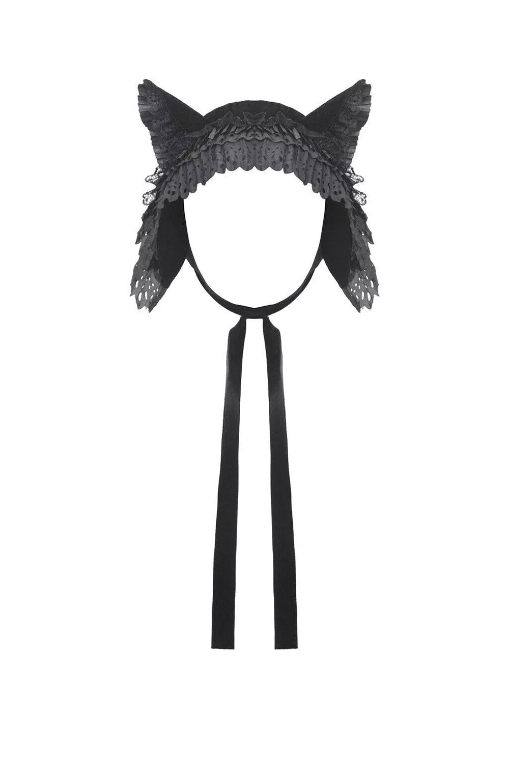 womens ruffled lace kawaii bonnet 